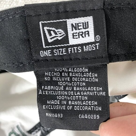 New Era White Edmonton Elks Football Adjustable Fit Ball Cap Hat - Picture 13 of 14